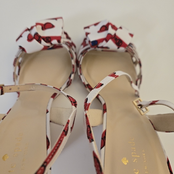 NWOT Kate Spade rare Ivana wedge sandals, size 9 - Picture 7 of 14